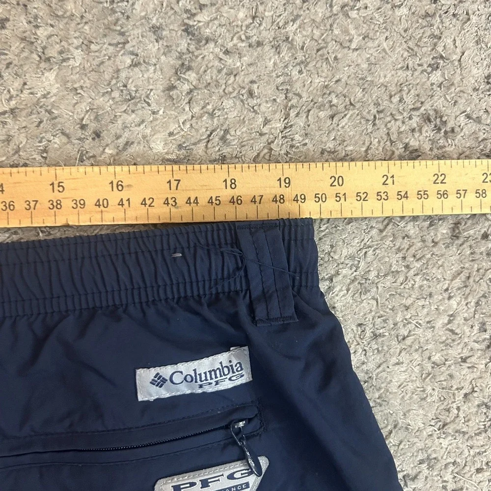 Columbia PFG Omni-Shade Men's XL Navy Blue Swim Shorts Lined Pockets